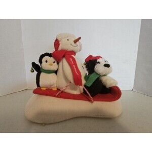 Hallmark Jingle Pals Sleigh Ride Plush Musical Animated Christmas Holiday 2007